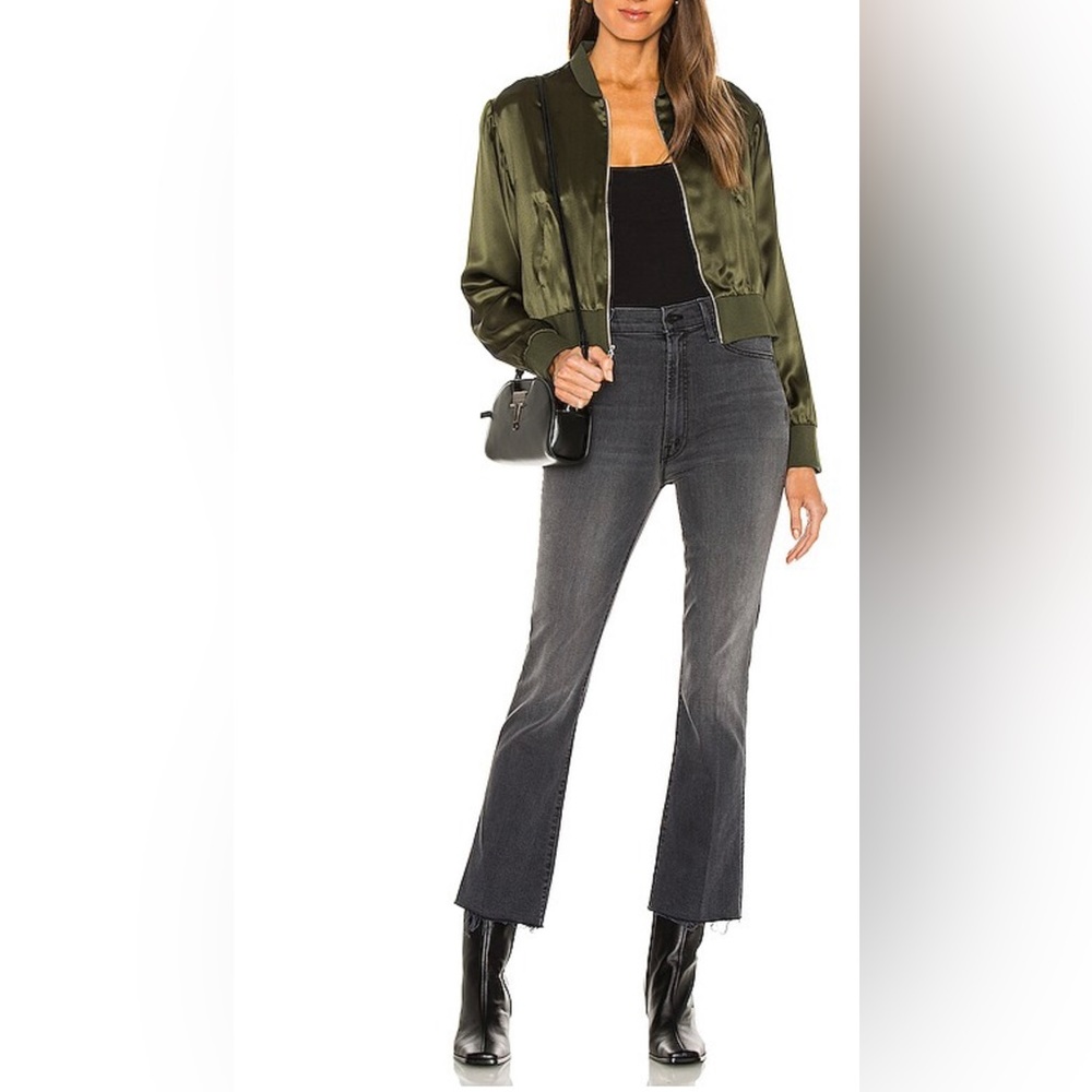 MOTHER hustler ankle fray jeans